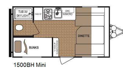 Used 2013 Dutchmen RV Aspen Trail 1500BH Mini