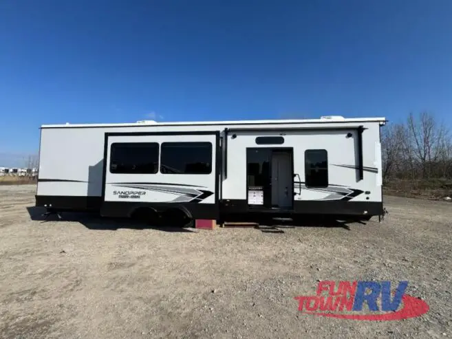 NEW 2024 FOREST RIVER RV SANDPIPER DESTINATION TRAILERS 40DUPLEX