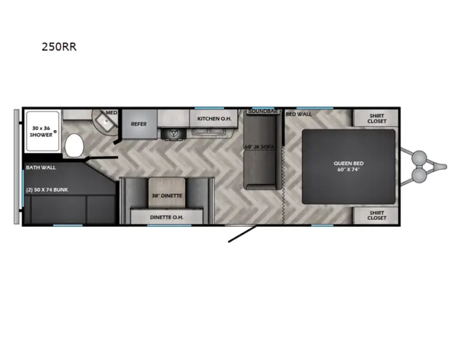 NEW 2024 CROSSROADS RV FUN TIME 250RR