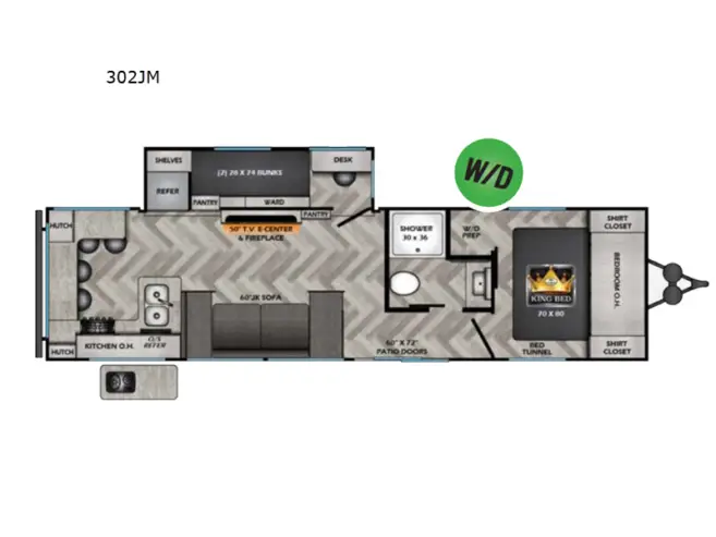 NEW 2024 CROSSROADS RV FUN TIME 302JM