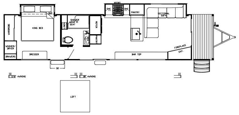 NEW 2024 FOREST RIVER RV CEDAR CREEK COTTAGE 40CFD